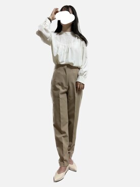 「TAKA-Q（タカキュー）のアイテム（トップス）」を使った、からあげさん（レディース・158cm）の春コーディネート