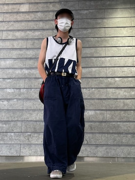 「ヒザデル」｜低栄養くんさん（メンズ・162cm）の春コーディネート