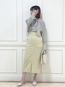 「24SS春の新作」｜Rieさん（レディース・156cm）の冬コーディネート