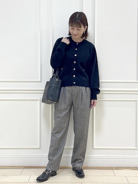 「アイテム（シューズ）」を使った、Rieさん（レディース・156cm・40代）の秋コーディネート