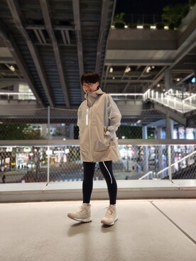 「コラボレーション」｜「アイテム（ジャケット/アウター）」を使った、MMさん（レディース・161cm）の春コーディネート
