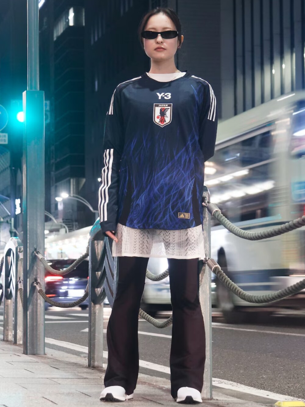 CKさんの「サッカー日本代表 2024 ホーム オーセンティック 長袖ユニフォーム（adidas）」を使ったコーディネートの1枚目の写真