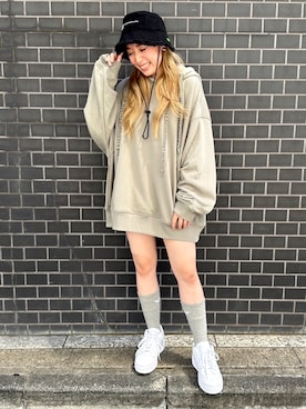 「クセニア・シュナイダー」｜「アイテム（帽子）」を使った、ORさん（レディース・156cm）の夏コーディネート