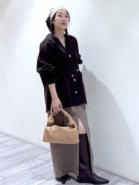 「アイテム（スカート）」を使った、Fujimotoさん（レディース・155cm・30代）の秋コーディネート