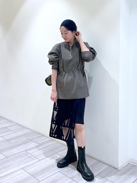 「フェスコーデ」｜「アイテム（その他トップス）」を使った、Fujimotoさん（レディース・155cm）の秋コーディネート