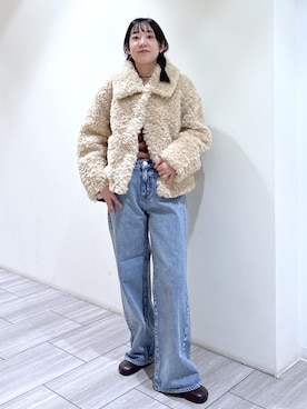 「アイテム（ブルゾン）」を使った、Fujimotoさん（レディース・155cm・30代）の秋コーディネート