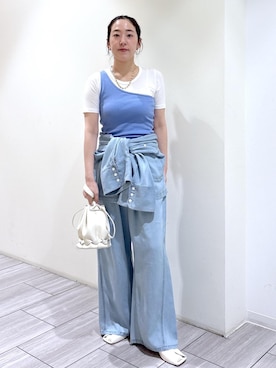 「ショート丈」｜Fujimotoさん（レディース・155cm）の春コーディネート