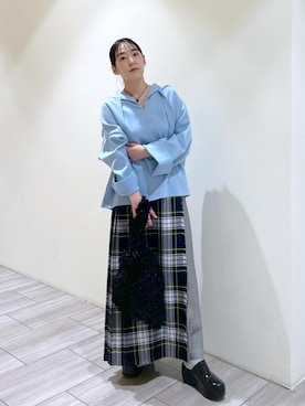 「サステナブル」｜「アイテム（その他シューズ）」を使った、Fujimotoさん（レディース・155cm）の秋コーディネート