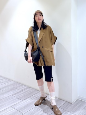 「アイテム（その他アウター）」を使った、Fujimotoさん（レディース・155cm・30代）の夏コーディネート