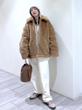 「シンプルコーデ」｜Fujimotoさん（レディース・155cm・30代）の冬コーディネート