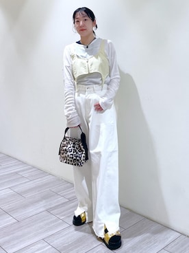 「アイテム（ワンピース/ドレス）」を使った、Fujimotoさん（レディース・155cm・30代）の春コーディネート