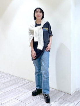 「ウォッシュ」｜Fujimotoさん（レディース・155cm）の夏コーディネート