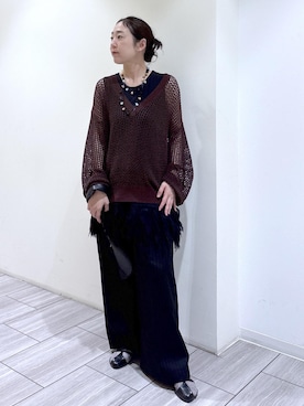 「EMOELLE（エモエレ）のアイテム」を使った、Fujimotoさん（レディース・155cm）の夏コーディネート