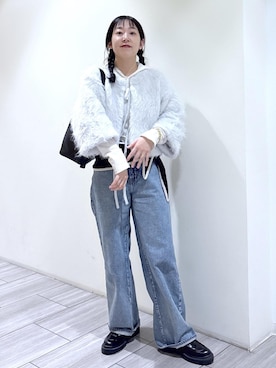 「アイテム（その他シューズ）」を使った、Fujimotoさん（レディース・155cm・30代）の冬コーディネート