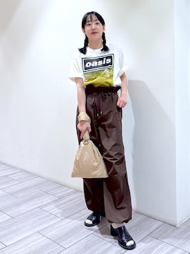 「アイテム（ハンドバッグ）」を使った、Fujimotoさん（レディース・155cm・30代）の夏コーディネート