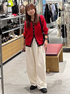 「アイテム（スウェットパンツ）」を使った、たしろんさん（レディース・149cm）の秋コーディネート