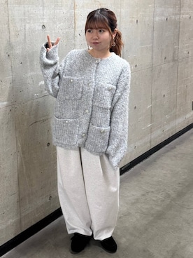 「アイテム（モカシン/デッキシューズ）」を使った、たしろんさん（レディース・149cm・20代）の秋コーディネート