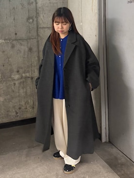 「アイテム（スウェットパンツ）」を使った、たしろんさん（レディース・149cm）の秋コーディネート