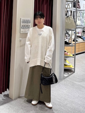 ホップサックラップスカート 242768を使った人気ファッション