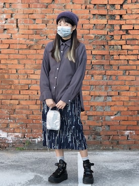 「EDT（イーディーティー）のアイテム」を使った、jnaanさん（レディース・158cm）の秋コーディネート