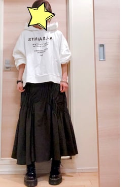 「AG by aquagirl（エージーバイアクアガール）のアイテム（スカート）」を使った、たまさん（レディース・152cm）の冬コーディネート