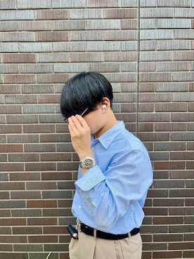 「Paul Smith（ポールスミス）のアイテム（PC・スマホグッズ/家電）」を使った、kabi203gonさん（メンズ・165cm）の秋コーディネート