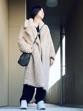 ハマダ マリコさん（レディース・163cm）の冬コーディネート