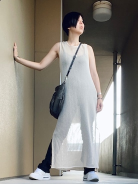 「アイテム（ワンピース/ドレス）」を使った、ハマダ マリコさん（レディース・163cm・40代）の夏コーディネート