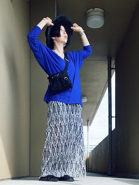 「アイテム（ワンピース/ドレス）」を使った、ハマダ マリコさん（レディース・163cm・40代）の春コーディネート