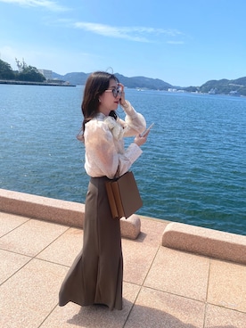 理香さん(レディース・154cm)の秋コーディネート