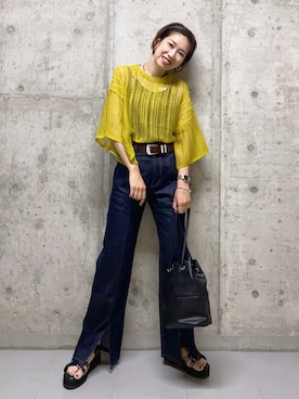 「PAGEBOY（ページボーイ）のアイテム（ブレスレット）」を使った、tagochiさん（レディース・159cm）の夏コーディネート