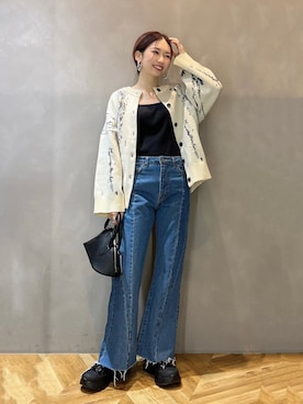 「JEANASIS（ジーナシス）のアイテム」を使った、tagochiさん（骨格ウェーブ・レディース・159cm）の冬コーディネート
