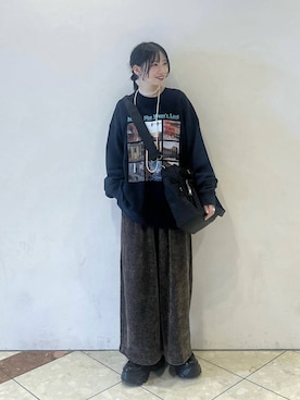 「アイテム（スウェット）」を使った、tagochiさん（レディース・159cm・30代）の秋コーディネート