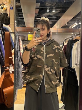 「アイテム（スウェットパンツ）」を使った、tagochiさん（レディース・159cm・30代）の夏コーディネート