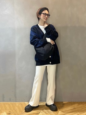 「JEANASIS（ジーナシス）のアイテム」を使った、tagochiさん（骨格ウェーブ・レディース・159cm）の冬コーディネート