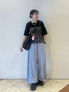 「アイテム（キャミソール、その他）」を使った、tagochiさん（レディース・159cm）の秋コーディネート