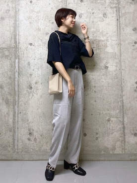 「PAGEBOY（ページボーイ）のアイテム（ブレスレット）」を使った、tagochiさん（レディース・159cm）の夏コーディネート