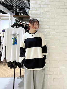 「アイテム（スウェットパンツ）」を使った、tagochiさん（レディース・159cm・30代）の秋コーディネート