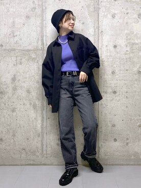 「PBLIM（ページボーイリム）のアイテム（アクセサリー）」を使った、tagochiさん（レディース・159cm）の冬コーディネート