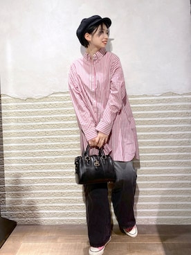 「アイテム（キャスケット）」を使った、tagochiさん（レディース・159cm・30代）の冬コーディネート