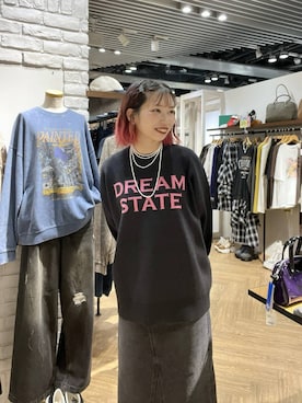 「アイテム（デニムスカート）」を使った、tagochiさん（レディース・159cm・30代）の秋コーディネート