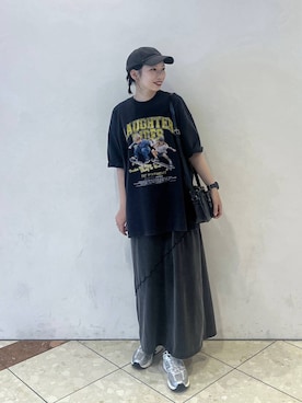 「PBLIM（ページボーイリム）のアイテム」を使った、tagochiさん（レディース・159cm）の夏コーディネート