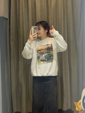 「アイテム（スウェット）」を使った、tagochiさん（レディース・159cm・30代）の秋コーディネート
