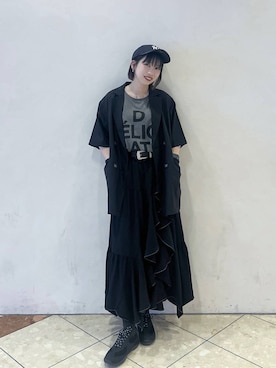 「PAGEBOY（ページボーイ）のアイテム（ジャケット/アウター）」を使った、tagochiさん（レディース・159cm）の春コーディネート