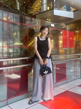 「アイテム（キャミソール）」を使った、tagochiさん（レディース・159cm）の夏コーディネート