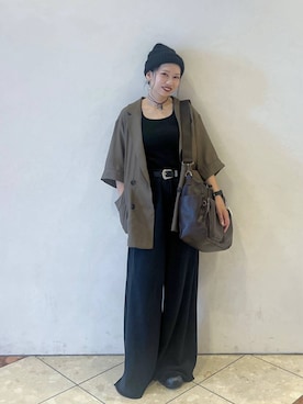 「アイテム（スウェットパンツ）」を使った、tagochiさん（レディース・159cm・30代）の夏コーディネート