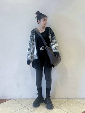 「アイテム（レギンス/スパッツ）」を使った、tagochiさん（レディース・159cm）の秋コーディネート