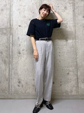 「PAGEBOY（ページボーイ）のアイテム（ブレスレット）」を使った、tagochiさん（レディース・159cm）の夏コーディネート