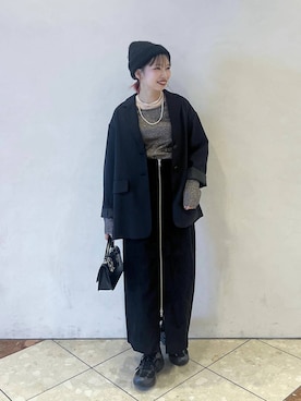 「アイテム（ハンドバッグ）」を使った、tagochiさん（レディース・159cm・30代）の秋コーディネート