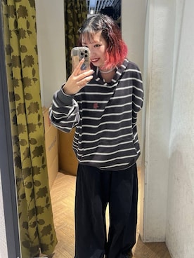 「アイテム（パーカー）」を使った、tagochiさん（レディース・159cm・30代）の秋コーディネート